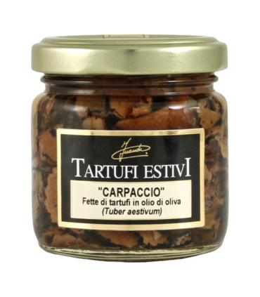 Pot de carpaccio de truffe noire Inaudi.
