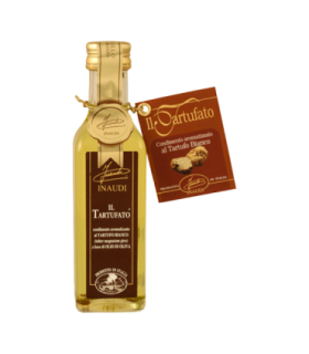 Bouteille d’huile d’olive Truffe blanche Inaudi.
