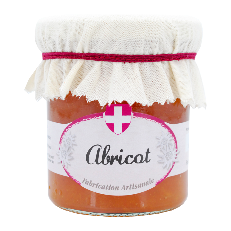 Pot de confiture d’abricot Savoa.