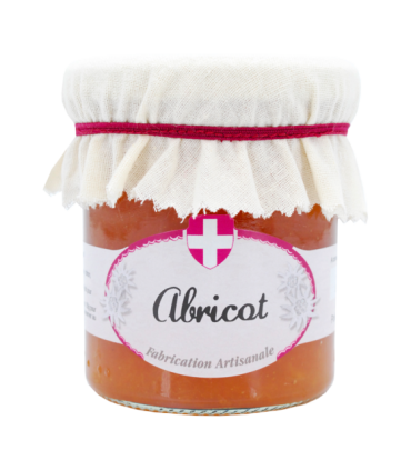 Pot de confiture d’abricot Savoa.