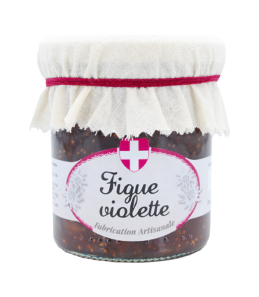 Pot de confiture de figues violettes Savoa.