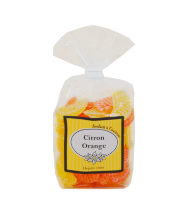 Sachet de bonbons Citron Orange Savoa.