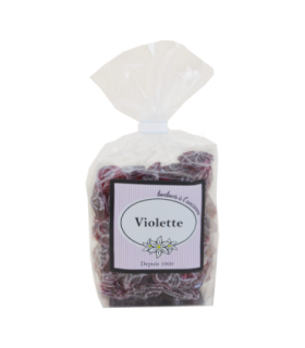 Sachet de bonbons à la violette Savoa.