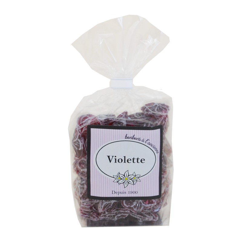 Sachet de bonbons à la violette Savoa.