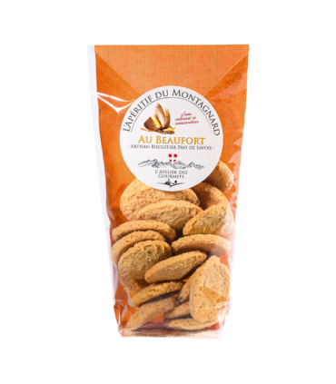 Sachet de Sablés du Montagnard Beaufort L’Atelier des Gourmets.