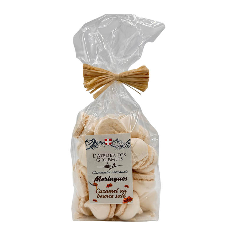 Sachet de meringues Caramel beurre salé L’Atelier des Gourmets.