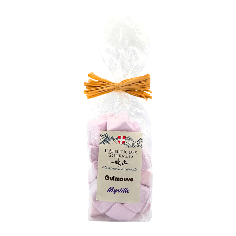 Sachet de guimauves à la myrtille L’Atelier des Gourmets.