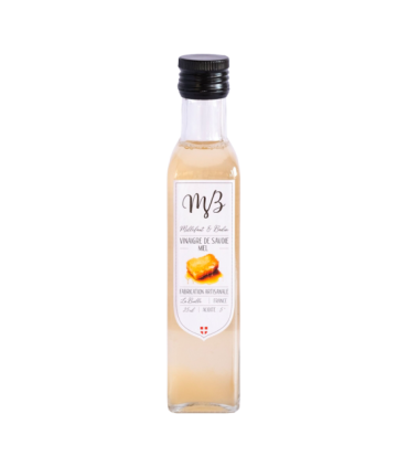 Bouteille de vinaigre Miel Milefaut & Badin.