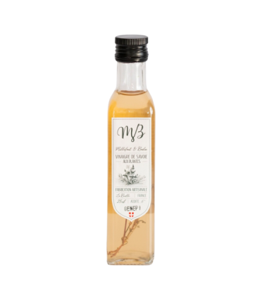 Bouteille de vinaigre Génépi Milefaut & Badin.
